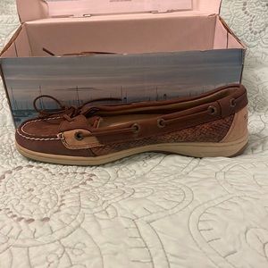 Sperry Angelfish Cocoa/Snake NWB